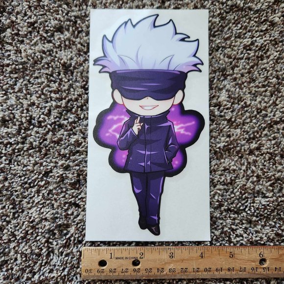 Jujutsu Kaisen Satoru Gojo Decal Sticker (Approx 8" tall) Bam Box exclusive - Picture 3 of 3